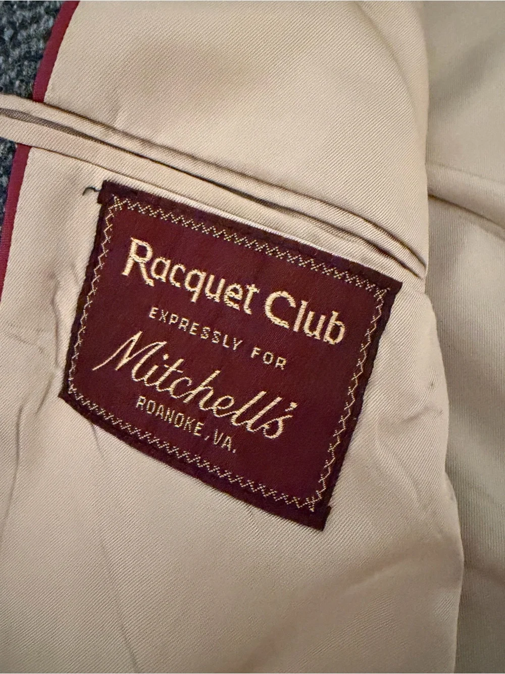 Raquet Club no size